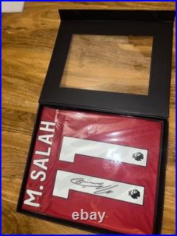 Mo Salah Signed ICONS Liverpool Shirt Jersey #11 With Verified Coa