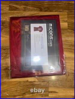 Mo Salah Signed ICONS Liverpool Shirt Jersey #11 With Verified Coa