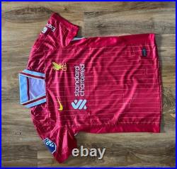 Mo Salah Signed Liverpool Home Shirt With Coa Included