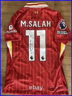 Mohamed Mo Salah Hand Signed Liverpool FC Shirt With C. O. A