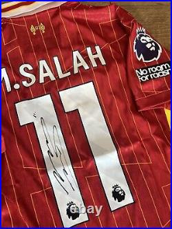 Mohamed Mo Salah Hand Signed Liverpool FC Shirt With C. O. A