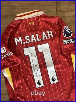 Mohamed Mo Salah Hand Signed Liverpool FC Shirt With C. O. A