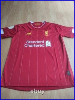 Mohamed Salah Signed Liverpool Shirt With Photo Proof