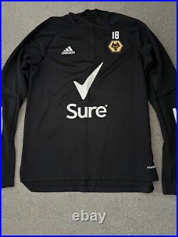 Morgan Gibbs White Wolves FC Worn Training Jumper 2020/1 Season With COA