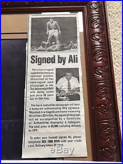 Muhammad Ali, Muhamad Ali, Mohamed Ali, Mohammed Ali signed picture
