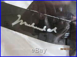 Muhammad Ali Signed Framed Robe with Photo of the Signing