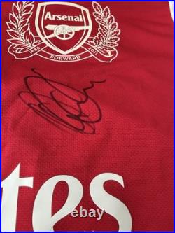 Multi Signed Arsenal Shirt Multi Signed Arsenal Shirt