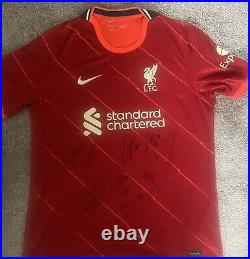 Multi-Signed Liverpool FC 21/22 Shirt
