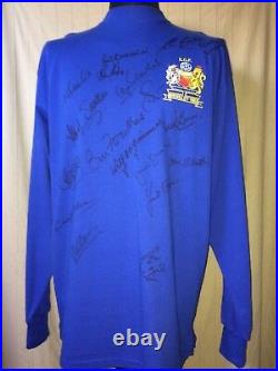Multi Signed Manchester United Shirt By Legends & Ex Players With Guarantee