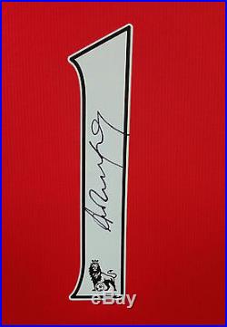 NEW Arsene Wenger of Arsenal Signed Shirt Autograph Display