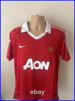 Nani Hand Signed Man Untied 10/11 Shirt with COA