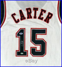 New Jersey Nets Vince Carter Autographed Signed White Jersey Psa/dna 141208