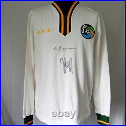 New York Cosmos Retro Home Shirt Signed Franz Beckenbauer Johan Cruyff