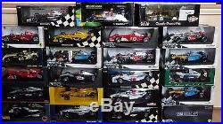 New f1 die cast cars 118 scale. 23 cars some signed + marlboro logo job lot