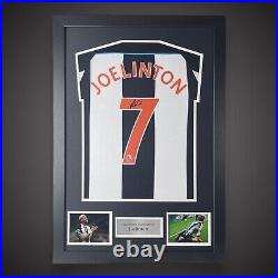 Newcastle Joelinton Hand Signed And Framed Football Shirt With COA £259