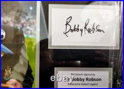 Newcastle United Personally Hand Signed Sir Bobby Robson Memorabilia. (RARE)