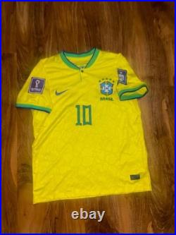 Neymar Jr Signed Brazil Home Shirt With COA Included 2026 World Cup
