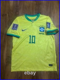 Neymar Jr Signed Brazil Home Shirt With COA Included 2026 World Cup