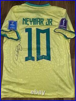 Neymar Signed Brazil Joke Shirt With Coa Included #10