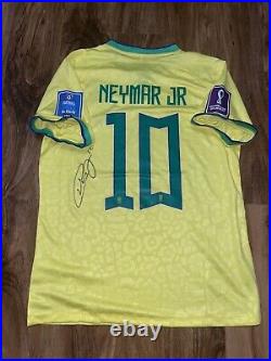 Neymar Signed Brazil Joke Shirt With Coa Included #10