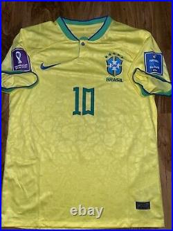 Neymar Signed Brazil Joke Shirt With Coa Included #10