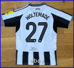 Nick Woltemade Hand Signed Newcastle United 25/26 Shirt With COA Nick Woltemade Hand Signed Newcastle United 25/26 Shirt With COA