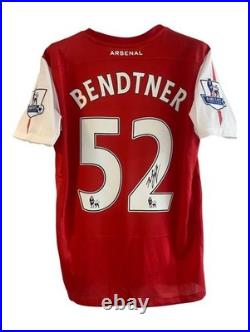 Nicklas Bendtner Signed Arsenal 2010/11 Home Shirt With COA And Photo Proof