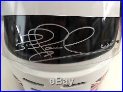 Nigel Mansell SIGNED Full Size 11 Helmet, Williams Formula 1 Red 5, COA, V RARE