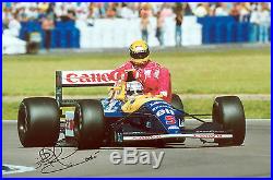 Nigel Mansell SIGNED Taxi for Ayrton Senna, 1991 Formula 1, 50x35cm photo, COA