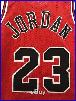 Nike 1998 Nba Finals Michael Jordan Bulls Pro Cut Jersey Autograph Signed Uda