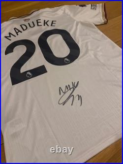 Noni Madueke Hand Signed Arsenal 25-26 Third Shirt + COA