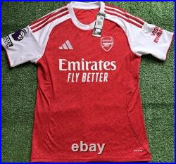 Noni Madueke Signed Arsenal 25/26 Home Shirt with COA CLUB SHOP BNWT
