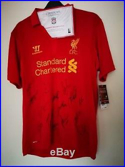 OFFICIAL Liverpool Fc SIGNED football shirt