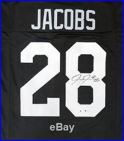 Oakland Raiders Josh Jacobs Autographed Signed Black Jersey Beckett 154871