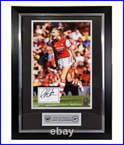 Official Arsenal Framed 21/22 Williamson Signed Home Print