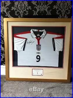 Official England shirt 2003/05 signed by wayne rooney