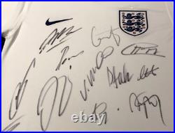 Official FA Issued (27/03/24) COA England Euro 2024 Squad Signed Shirt