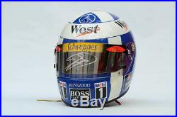 Official McLaren David Coulthard Signed F1 Formula 1 Arai Helmet full scale 11