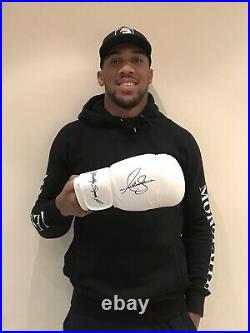 Officially Signed Anthony Joshua Signed Boxing Glove+Certificate of authenticity