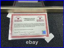Owen Sign England Euro Football Shirt Framed With Certificate
