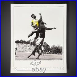 PELE BRAZIL 1963 Hand Signed Photo With COA Fade On Sig £185