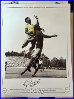 PELE BRAZIL 1963 Hand Signed Photo With COA Fade On Sig £185