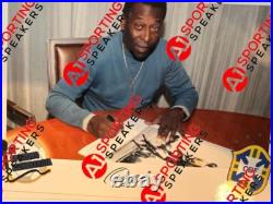 PELE BRAZIL 1963 Hand Signed Photo With COA Fade On Sig £185