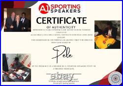 PELE BRAZIL 1963 Hand Signed Photo With COA Fade On Sig £185