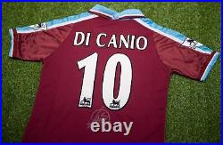 Paolo Di Canio SIGNED West Ham United Shirt PRIVATE SIGNING AFTAL COA