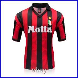 Paolo Maldini Signed 1994 AC Milan Home Football Shirt