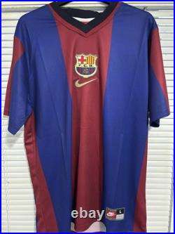Patrick Kluivert Signed Barcelona Shirt With COA Netherlands with proof