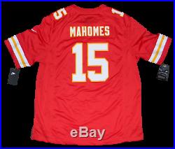 Patrick Mahomes Signed Kansas City Chiefs #15 Nike Super Bowl LIV Jersey Jsa