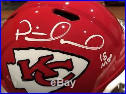 Patrick Pat Mahomes Signed Kansas City Chiefs Full Size Helmet NFL MVP Beckett