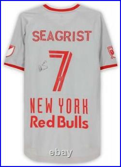 Patrick Seagrist NY Red Bulls Signed Match-Used #7 Gray Jersey 2020 Season